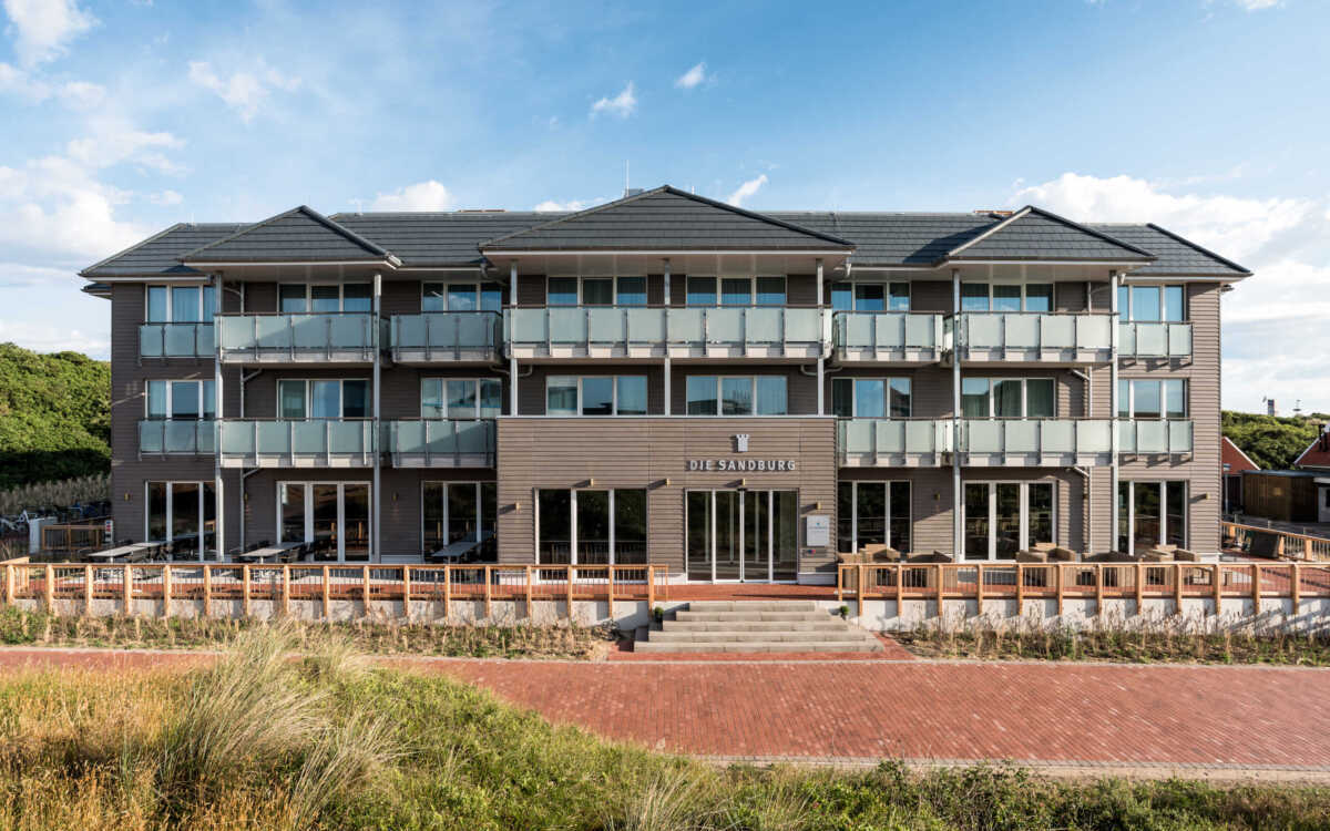 Die Sandburg auf Langeoog